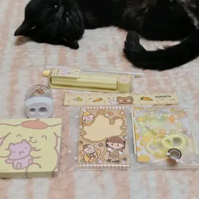 Set de papelería kawaii - miniatura 1