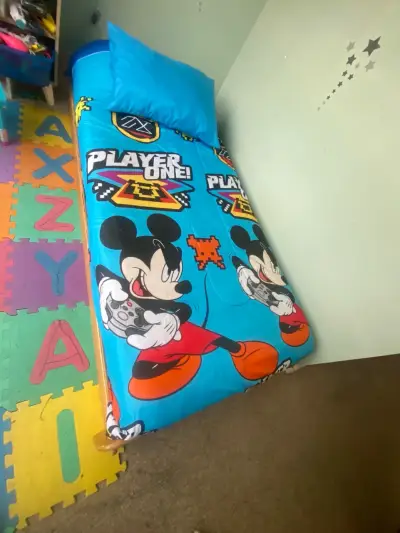 Cama de trasnsicion de 1 plaza .. Montessori - miniatura 2