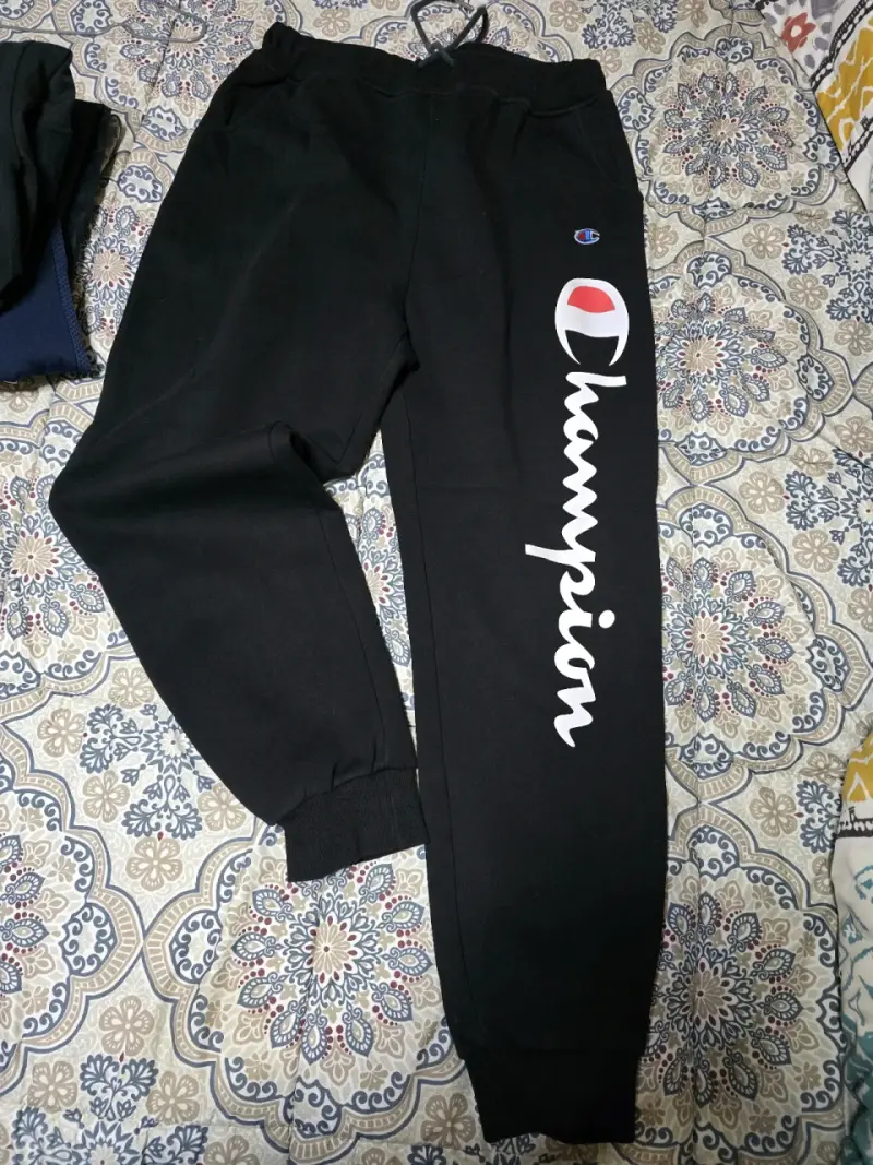 Pantalones deportivos Champion negros unisex