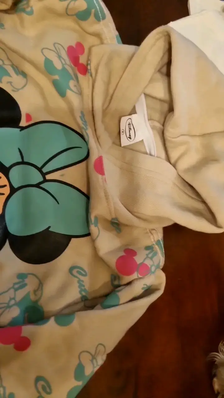 Conjunto infantil Minnie Mouse beige y verde - 2