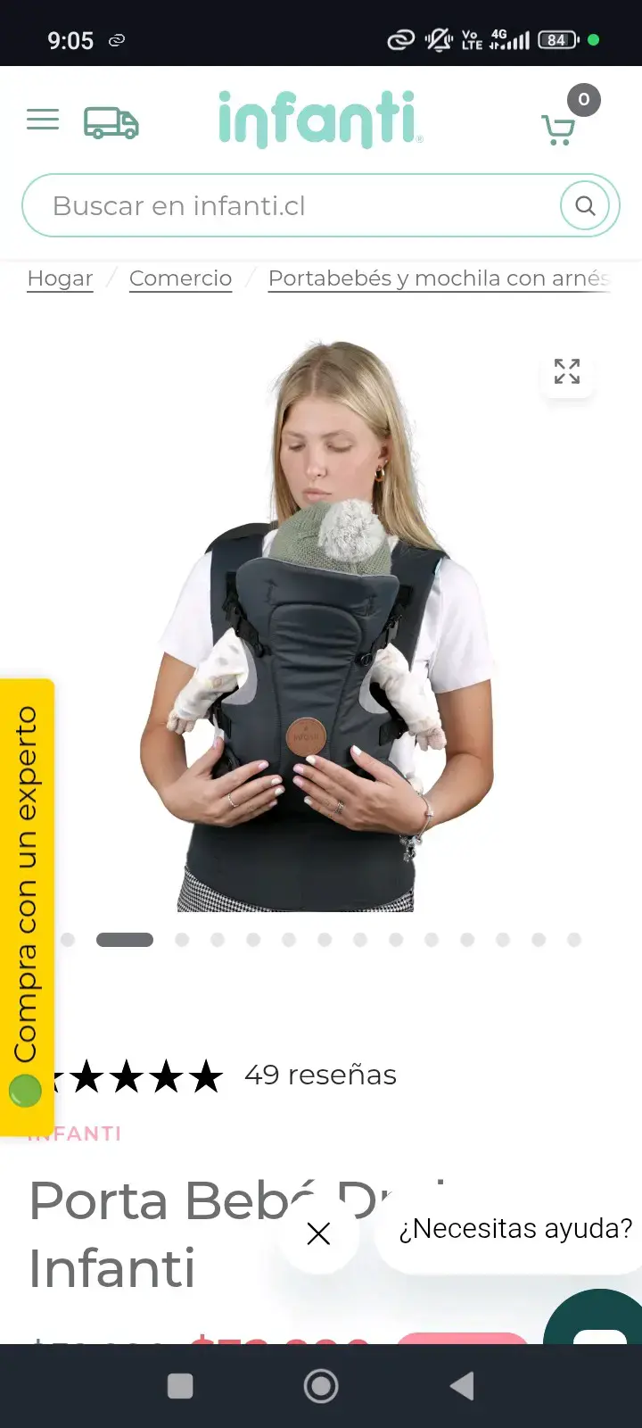 Portabebé Druk Infanti ergonómico - 2