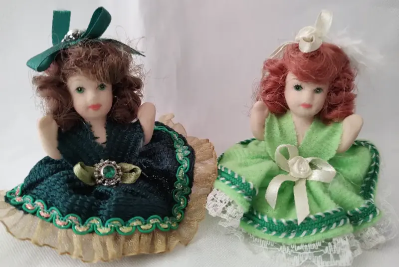 Muñecas Miniatura Ceramica 8cm Altura - 2