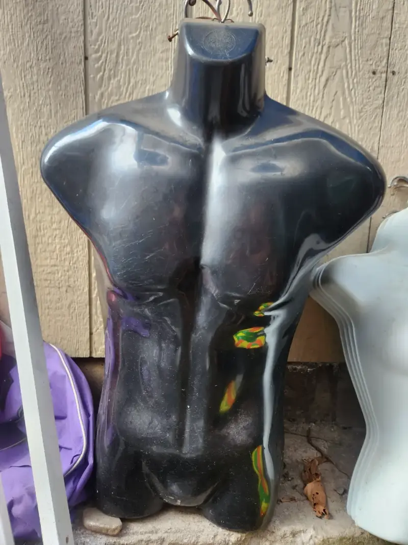 Maniquí torso masculino negro