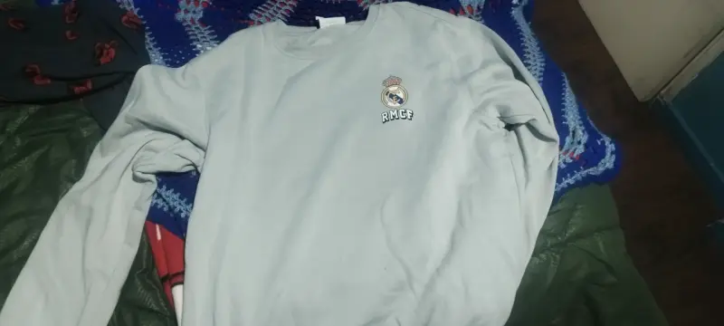 Polerón gris Real Madrid RMCF - 1