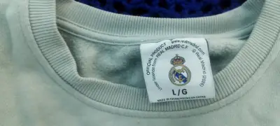 Polerón gris Real Madrid RMCF - miniatura 3