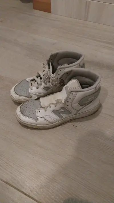 Zapatillas New Balance blancas de caña alta - miniatura 1
