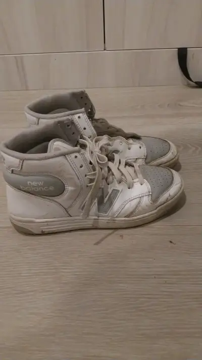 Zapatillas New Balance blancas de caña alta - miniatura 3