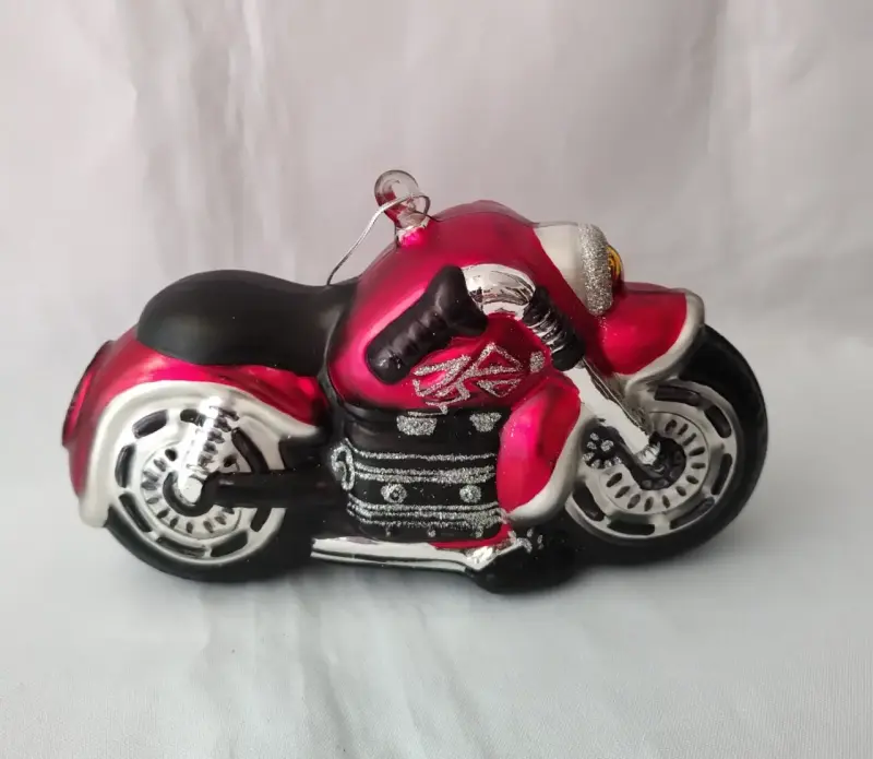 Moto Decorativa Vidrio Soplado Vintage - 5