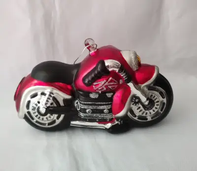 Moto Decorativa Vidrio Soplado Vintage - miniatura 5