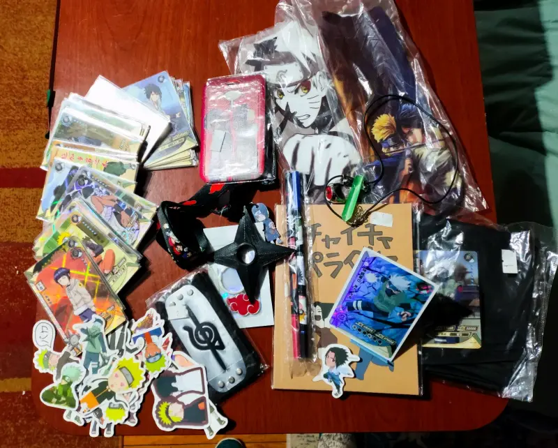 Set de coleccionables de anime Naruto - 1