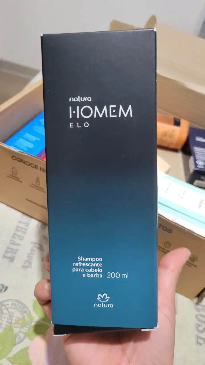 Shampoo refrescante Natura Homem Elo 200ml