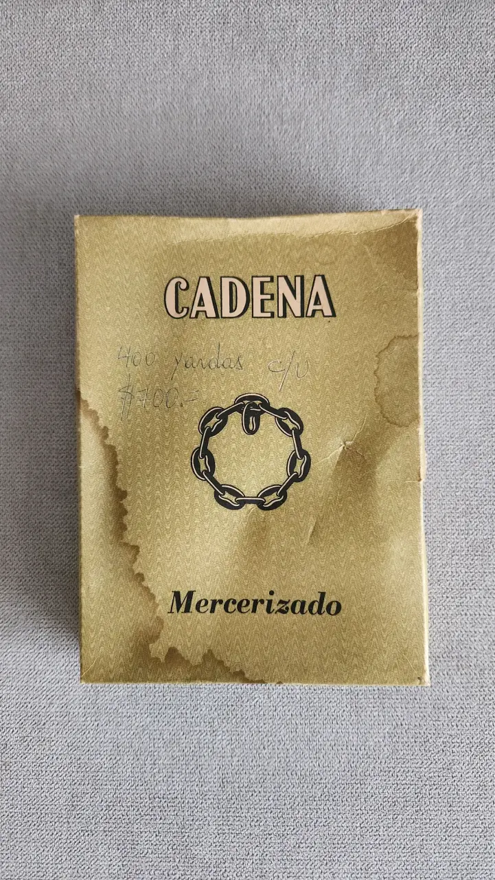 Caja de hilos de algodón Cadena 400 yds - 3