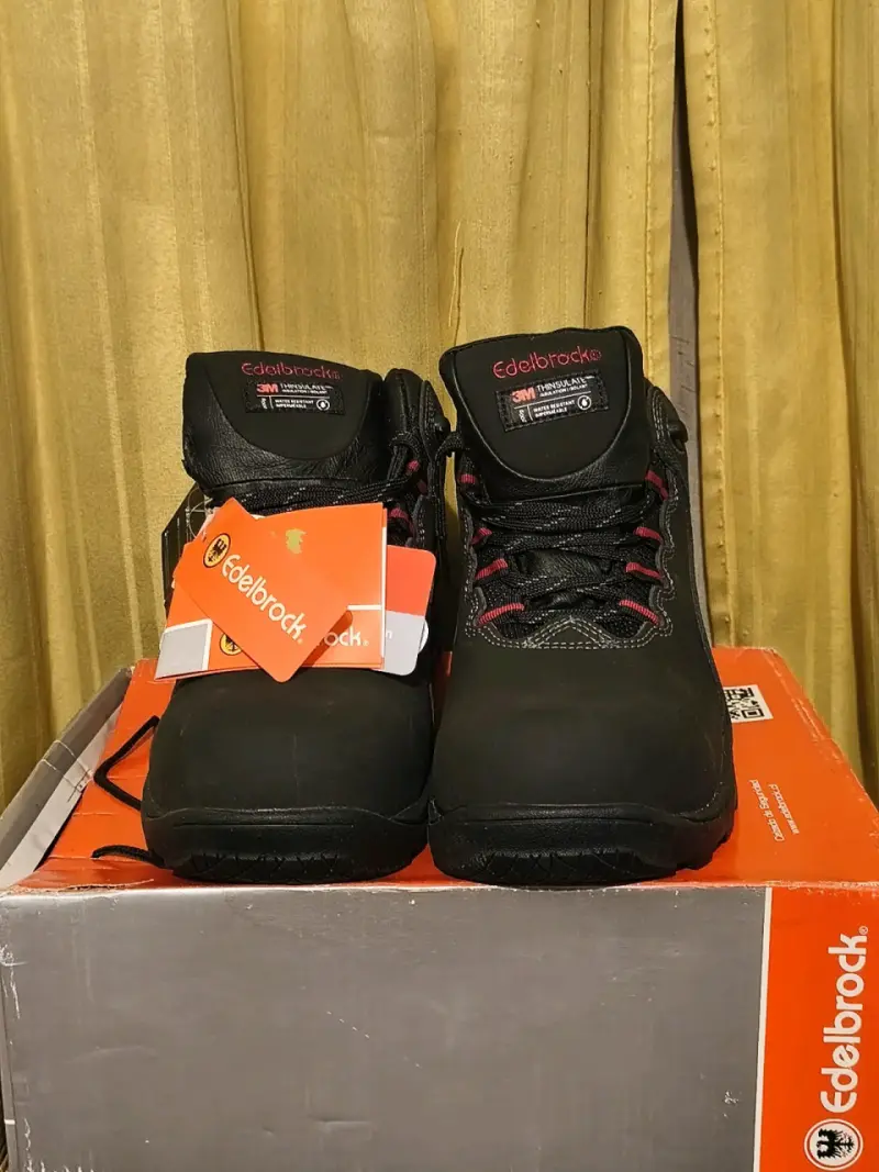 Botas de seguridad Edelbrock negras talla 42 - 4