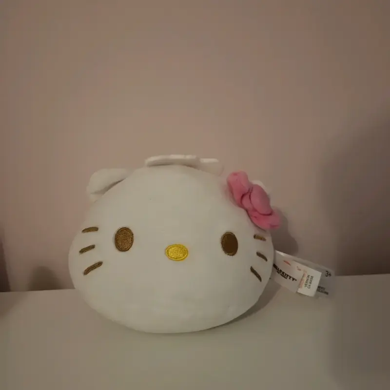 Peluche Hello Kitty con lazo rosa