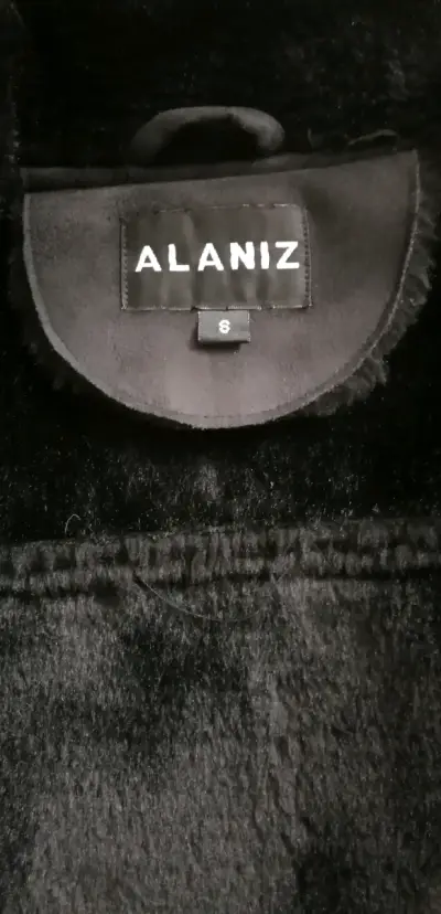 Abrigo negro de mujer Alaniz elegante - miniatura 5