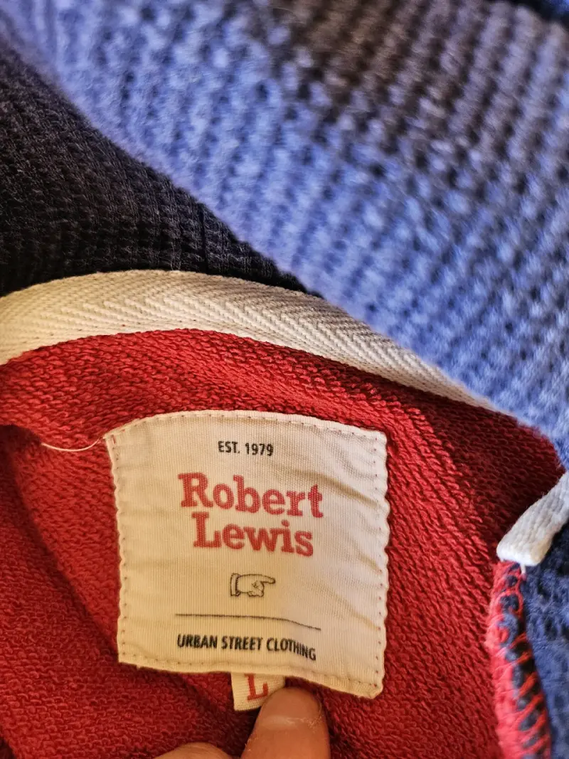 Polerón rojo Robert Lewis con capucha - 3