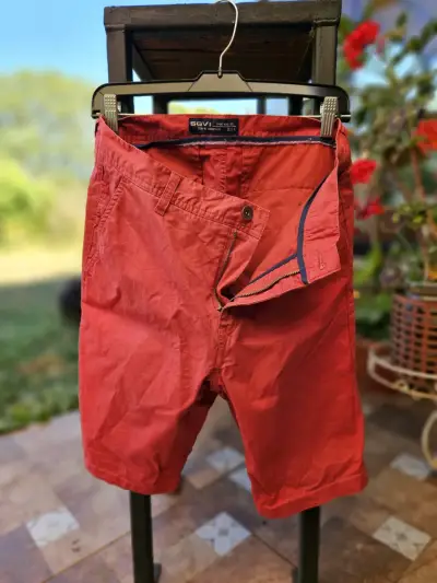 Bermudas rojas SGVI para hombre - miniatura 1