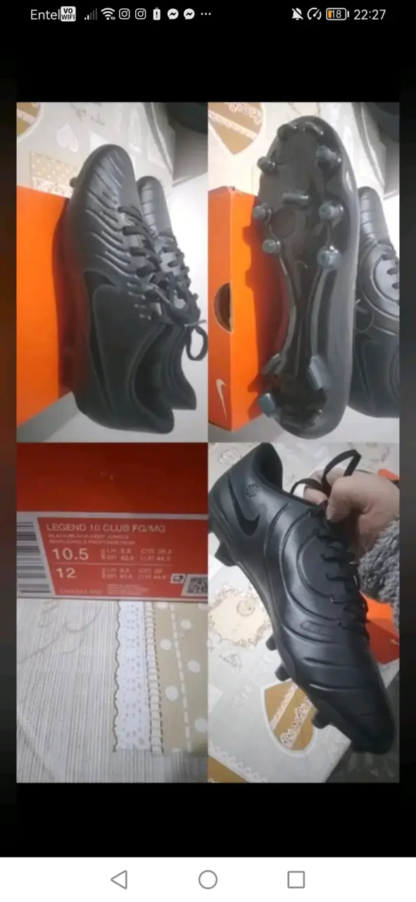 Botines de fútbol Nike Legend 10 Club negros