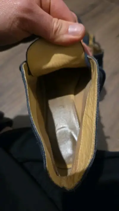 Botines de gamuza azules con tacón - miniatura 4