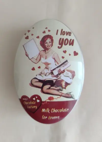 Cajitas Ovaladas Lata , Estilo Vintage Pin Up vol1 - miniatura 4
