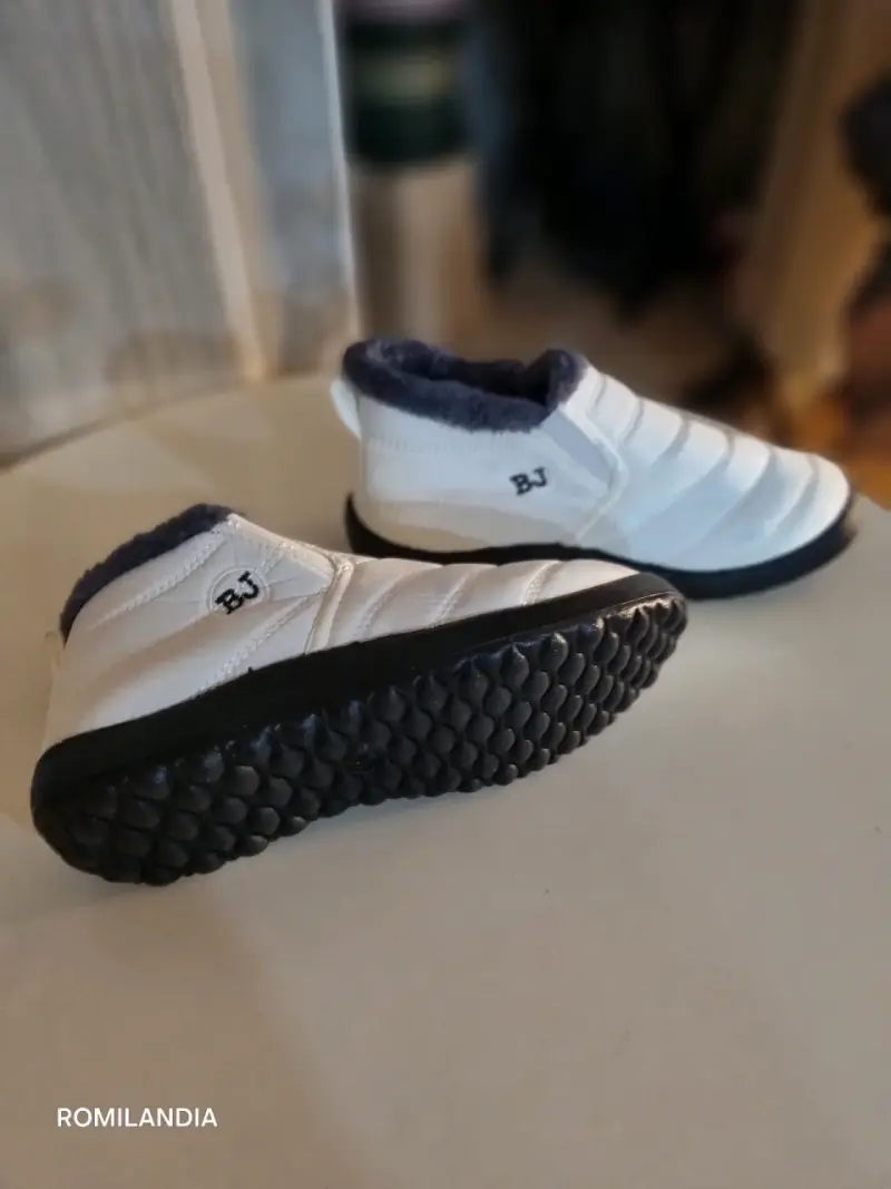 Botines de invierno BJ blancos unisex