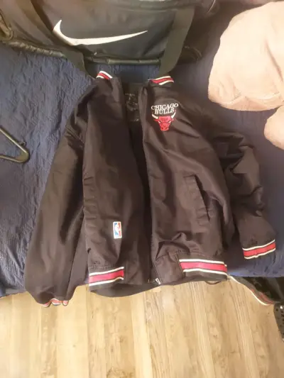 Chaqueta Chicago Bulls NBA negra - miniatura 1