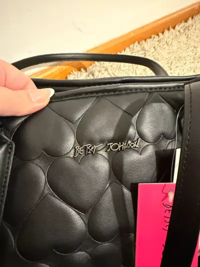 Cartera negra Betsey Johnson - miniatura 5