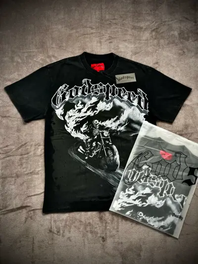 Polera negra Godspeed - miniatura 1