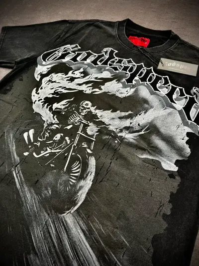 Polera negra Godspeed - miniatura 2