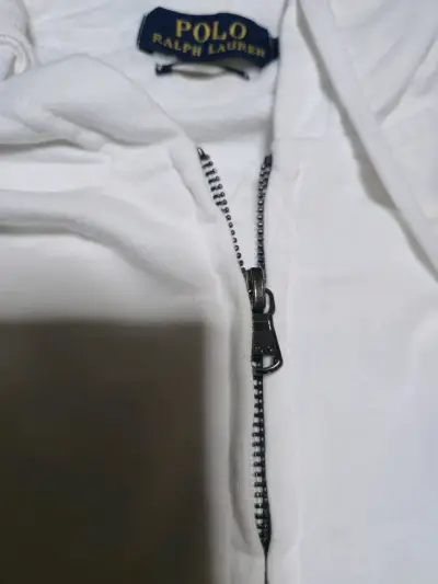 Polerón blanco Polo Ralph Lauren con capucha - miniatura 2