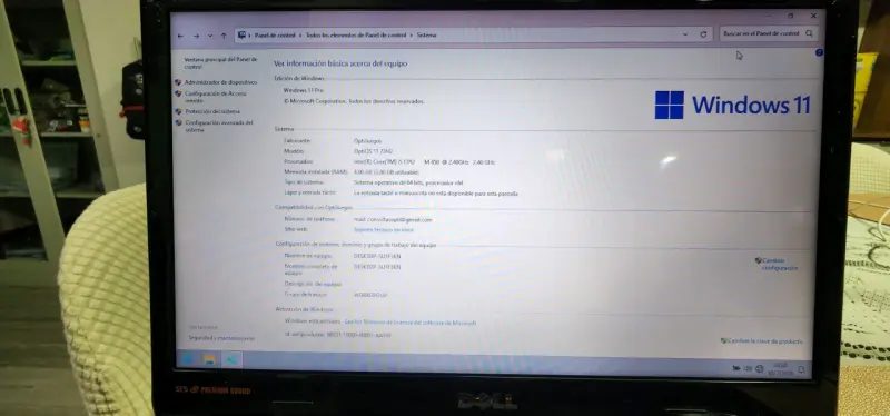 Notebook Dell inspiron roja - 2