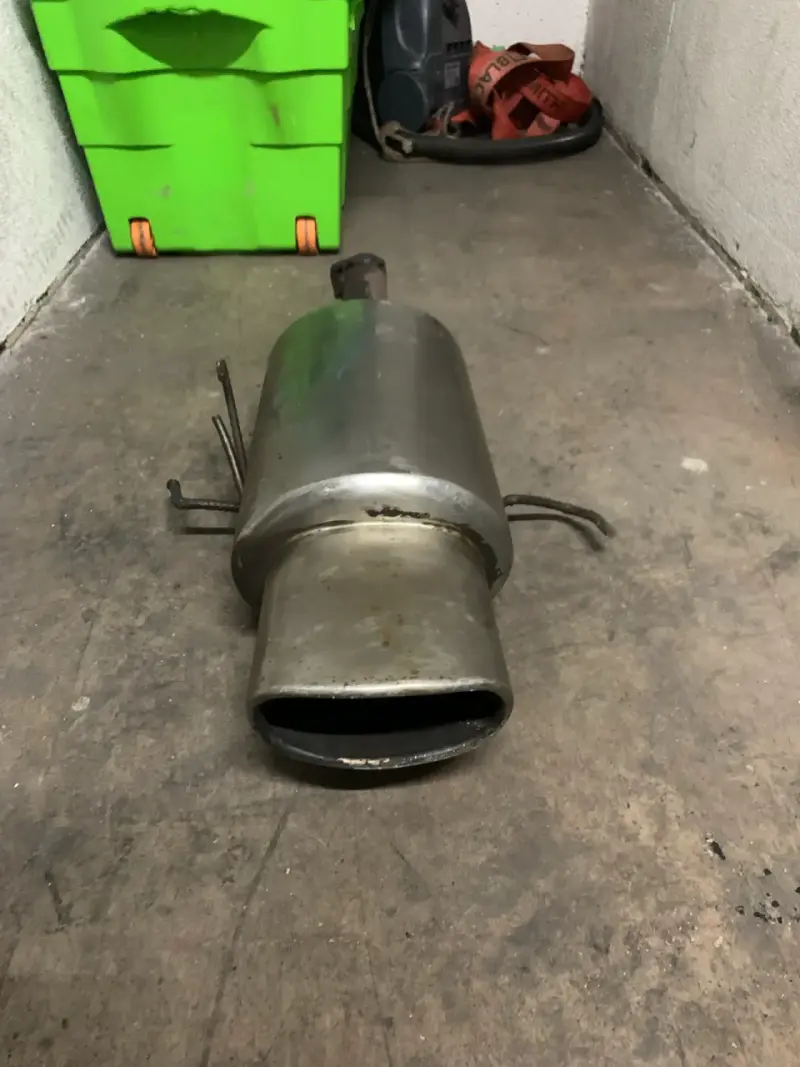 Silenciador de escape de acero inoxidable - 1