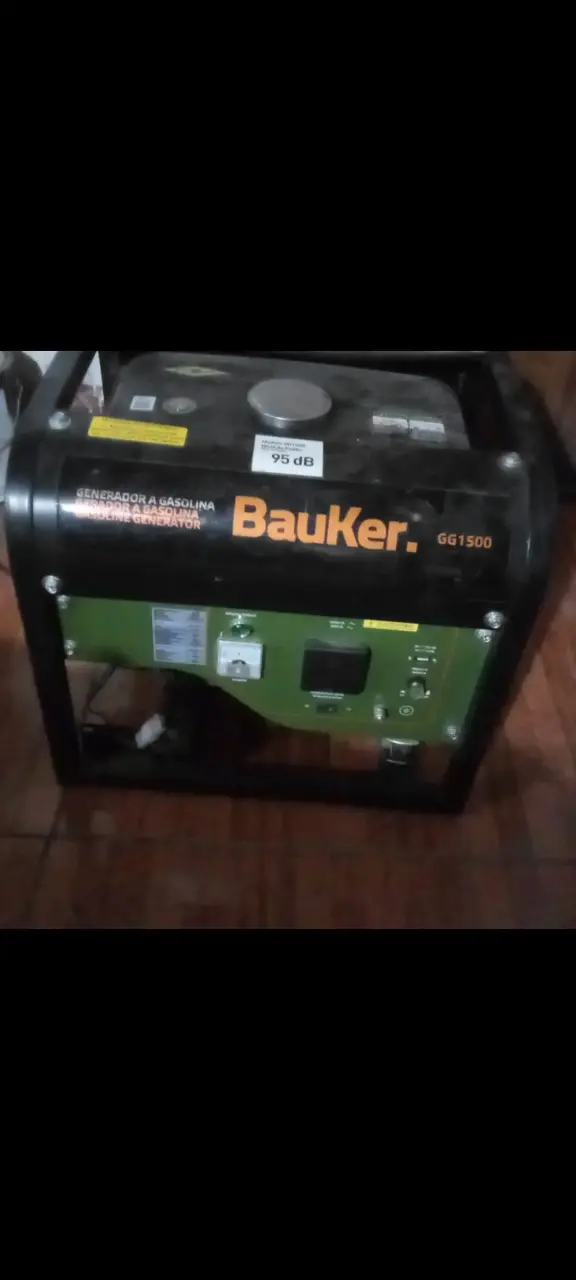 Generador a gasolina Bauker GG1500 - 1
