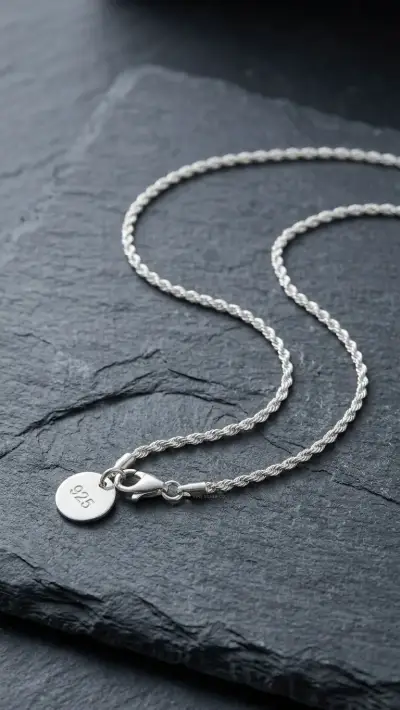 Collar de plata 925 elegante - miniatura 1
