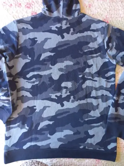 Polerón Champion camuflado azul con capucha - miniatura 4