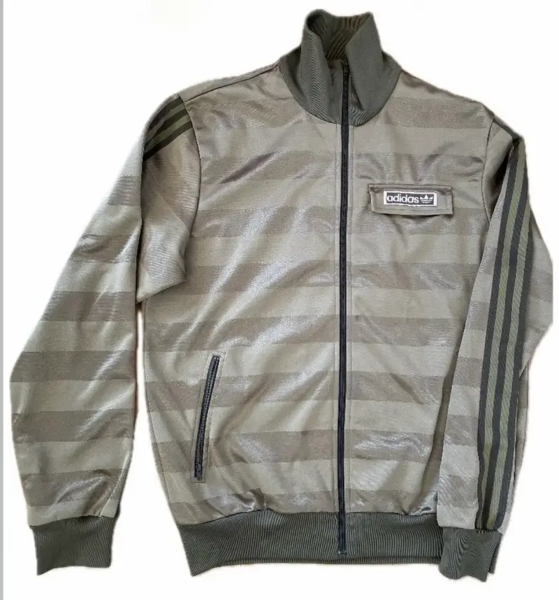 Chaqueta deportiva Adidas vintage verde - 1