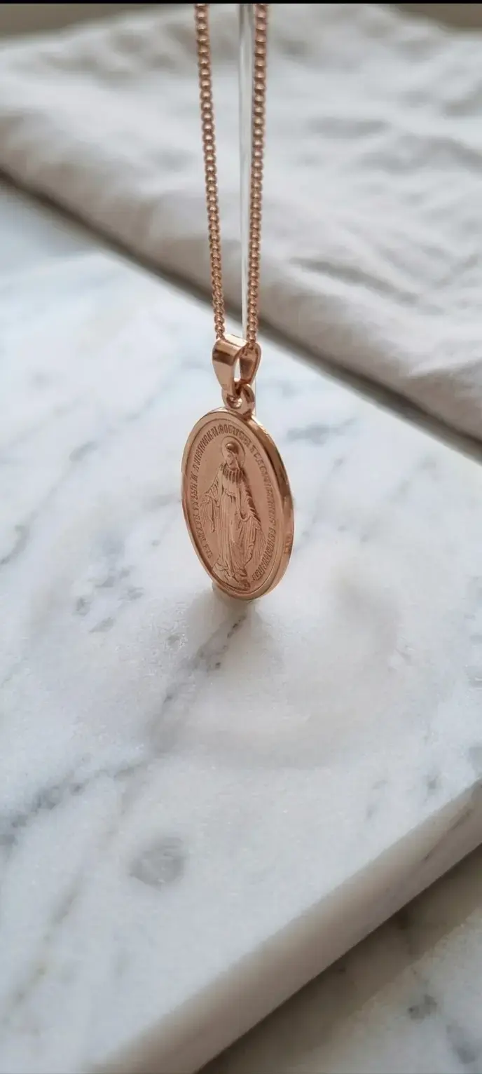 Gargantilla Virgen Milagrosa – Edición Rose Gold - 1