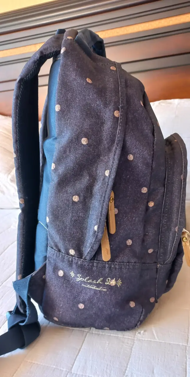 Mochila azul con diseño de puntos Head - 5