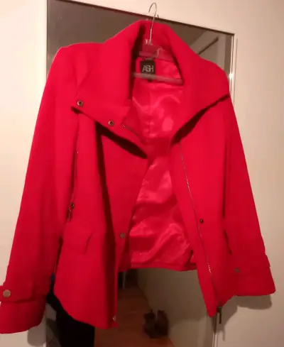 Chaqueta roja de mujer ASH con cierre - miniatura 1