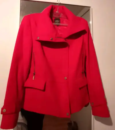 Chaqueta roja de mujer ASH con cierre - miniatura 2