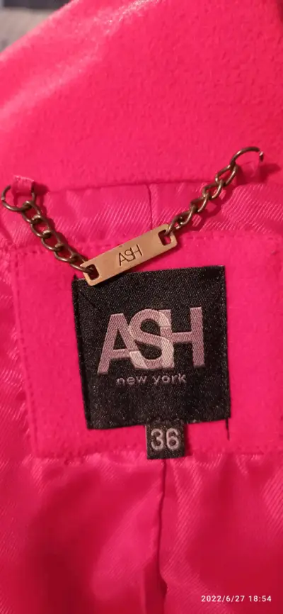 Chaqueta roja de mujer ASH con cierre - miniatura 3