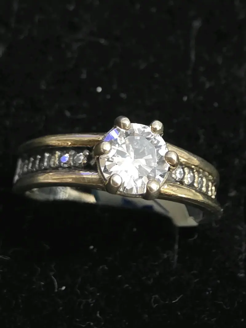 Anillo de compromiso plata