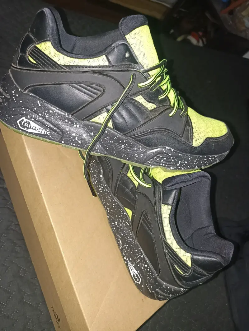 Zapatillas deportivas Puma verde neón - 4