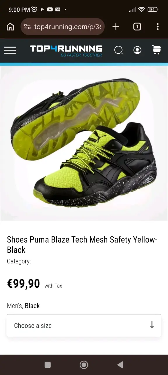 Zapatillas deportivas Puma verde neón - 5