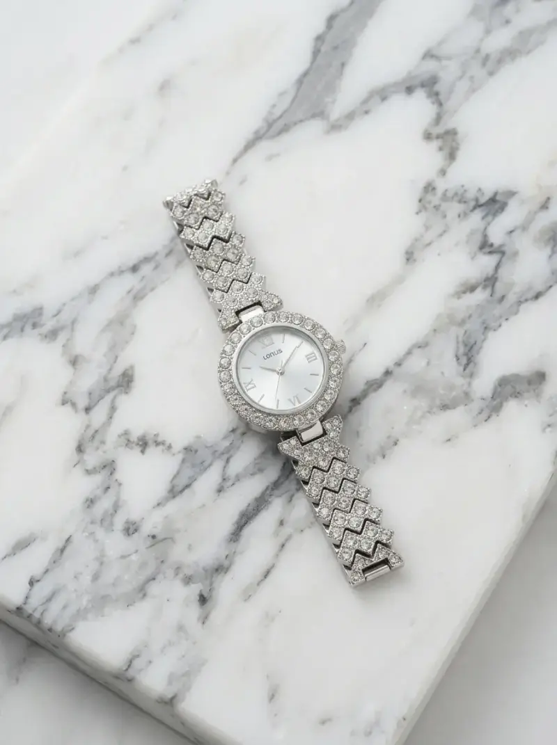 Reloj de Pulsera Multicapa con Cristales - 1
