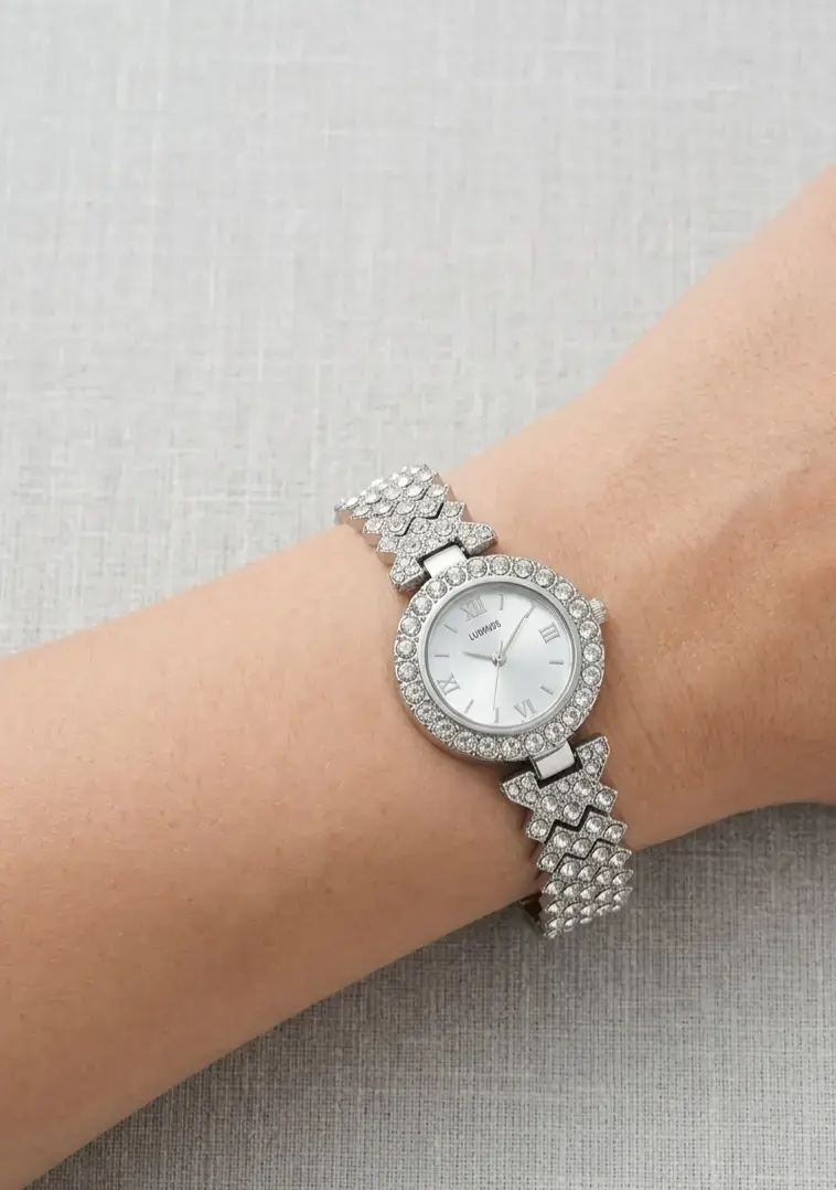 Reloj de Pulsera Multicapa con Cristales - 2