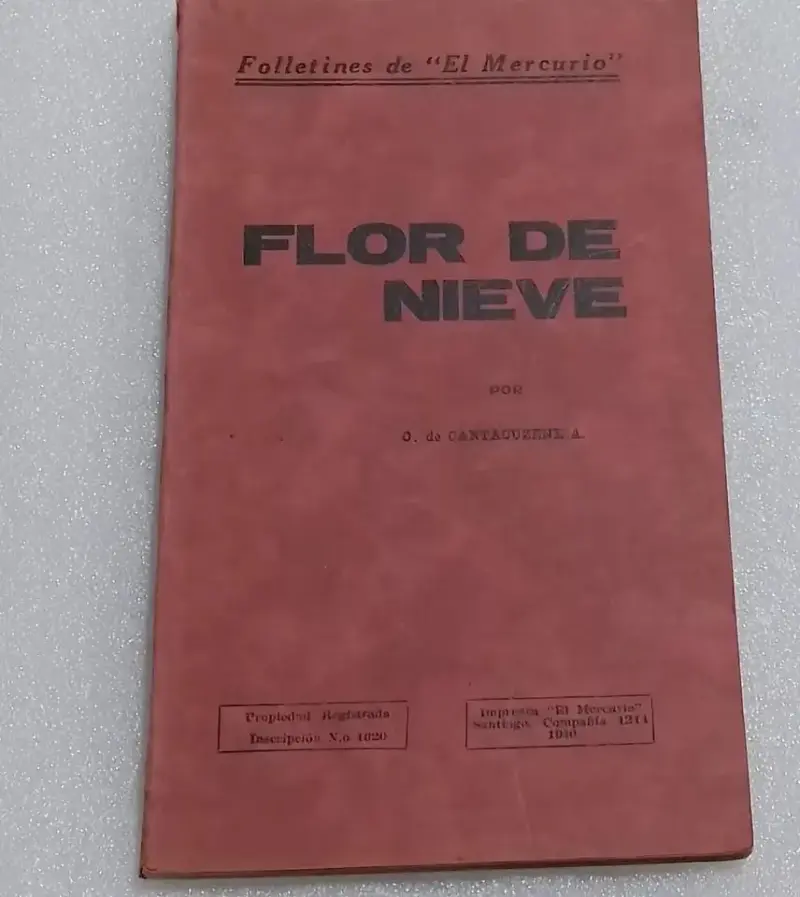 Folleto antiguo 'Flor de Nieve' de El Mercurio - 1