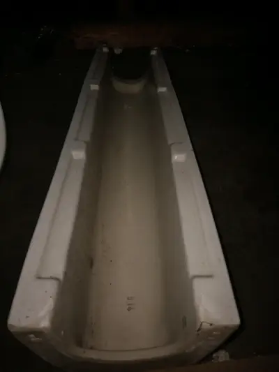 Lavamanos cerámico blanco con pedestal - miniatura 2