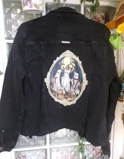 Chaqueta de mezclilla fantasma - miniatura 1