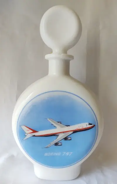 Botella decorativa Boeing 747 vintage - miniatura 5